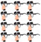 Toyvian 12Pcs Lustige Verkleidung Brille Neuheit Lustige Brille mit Nase Und Schnurrbart für Kinder Erwachsene Halloween Kostümparty Bevorzugt Fotokabinen- Requisiten Brille