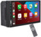 Autoradio Bluetooth Compatible for Carplay inalámbrico Android Auto Doble Din Pantalla táctil de 7 pulgadas Soporte de radio de coche FM AUX IN SWC USB Tarjeta TF Mirror Link para Android/iOS