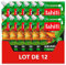 TAHITI - Eco-Recharge Gel Douche Tahiti Bois Vivifiant - Formule 95% d'Origine Naturelle - Lot de 12 x 500 ml