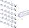 Sonnewelt LED Feuchtraumleuchte 150 cm 6 Stück 6000K Kaltweiß 24W 2040lm Flimmerfrei T8 Werkstattlampe IP65 Wasserfest Wannenleuchte Leuchte für Garage Keller Bad Büro Warenhaus