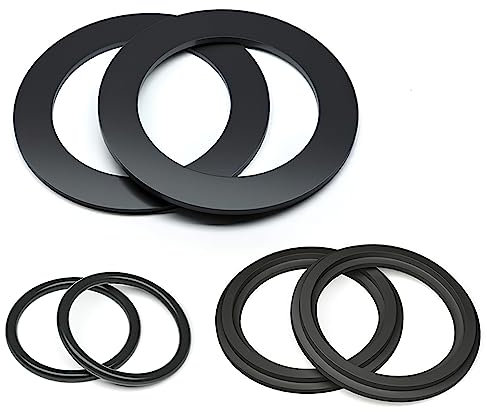 Divove Joints Toriques pour Piscine, Destinés à Intex, Kit de Rondelles et de Bagues 25076RP (2 x 10745, 2 x 10255 et 2 x 10262), Joints en Caoutchouc pour Piscine, 6 Morceaux