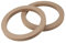 A ABSOPRO Car Speaker Spacer Rings 6.5 Speaker Spacer Rings Wooden (Set of 2)