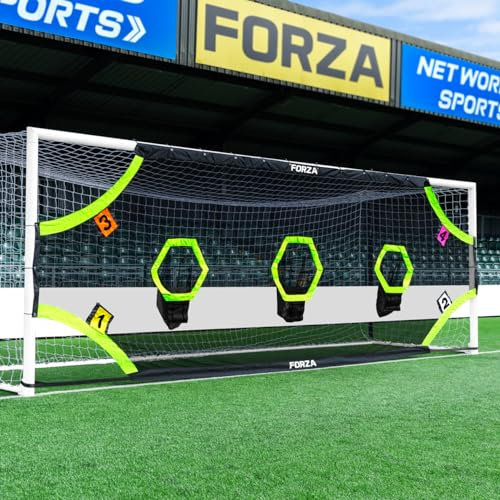 FORZA Pro+ Target Sheets [6 Sizes] │ Multiple Target Zones │ Football Training Equipment (16ft x 7ft)