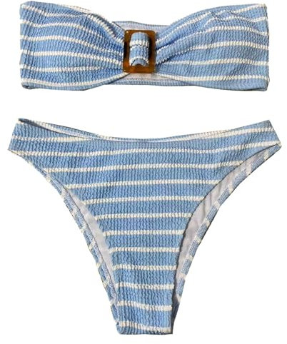 WILLBEST Rave Outfit Damen Unterhosen Damen Spitze badeanzüge für Frauen Bikini zum binden y2k Badeanzug große Oberweite 2 teiler Damen borkini mit Hijab Bikini high Waist Hose Badeanzug Damen