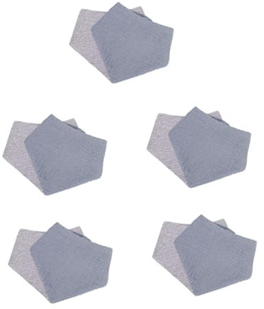 ibasenice 10 Stk dreieckiger Schal Babysicher -Proofing Sabberlätzchen für Babys -Lätzchen Fütterungslätzchen für Babymädchen Lätzchen 6 Monate füttern reine Baumwolle