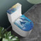 Tomeusey Toilet Lid Cover and Toilet Tank Protector Set of 2 Pieces for Bathroom, Dolphin Print, Machine Washable
