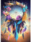 MEIYUDA 5D Diamond Painting Bilder Erwachsene Traumfänger-Netz, Diamond Painting Set Bild, Diamant Painting Bilder Bastelset Erwachsene Kinder Malerei Stickerei für Home Wand Décor 30x40cm