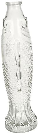 PRETYZOOM Bouteille De Verre Forme De Poisson avec Bouchon pour Décoration Et Stockage Objets DIY Et Parfum