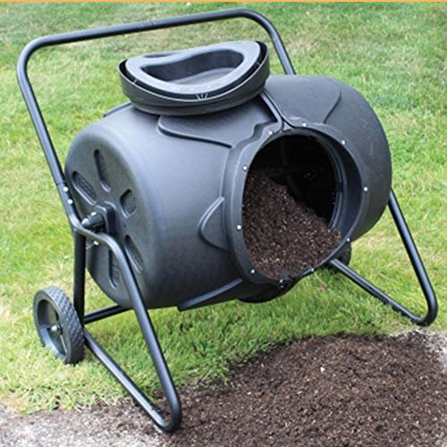FBHappiness 115 Gallon Outdoor Composter: Large Rotating Garden Waste Bin
