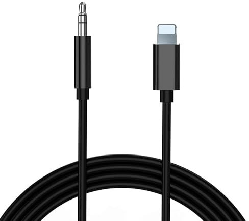 Cavo Aux certificato Apple MFi per iPhone 14, da Lightning a jack per cuffie da 3,5 mm, cavo audio AUX stereo, compatibile con iPhone 13 12 Pro Max 11 Pro Max XS XR X 8 7 Plus