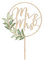 Yamobi Holz Cake Topper Hochzeit, Tortenstecker Hochzeit Mit Schöner Verpackung, Perfekt Für 6 Bis 8 Zoll Hochzeitstorte, Hochzeitstorte Deko Mr & Mrs