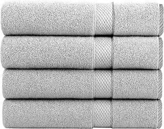 Egeria Diamant Handtücher, 50 x 100 cm, weiches und saugfähiges Handtücher-Set für Bad, Dusche und den täglichen Gebrauch, 4er-Pack, Rock
