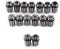 15pcs ER11 Spring Collet Set 1-7mm 1/8 1/4 for CNC Workholding Engraving Machine & Milling Lathe Tool