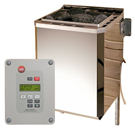 Weka Technikpaket für Saunahaus Serie 533, 9,0 kW BioAktiv-Ofen, Metall, 36.6 x 38 x 66.8 cm