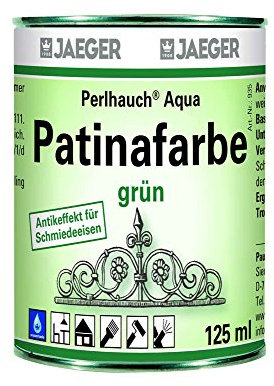 Jaeger Perlhauch Aqua Patinafarbe grün 125 ml