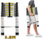 3.8Meter Multi-Purpose Ladder Aluminium Telescopic Ladder Extension Extend - Portable Foldable Ladder, EN131, Max Capacity 150Killogram