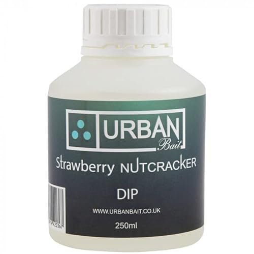 URBAN BAITS STRAWBERRY NUTCRACKER HOOK BAIT DIP 250ML SNDIP250