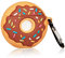 Jowhep Hülle für AirPods 2 1 Schutz Weiches Silikon AirPod 1&2 Ladeabdeckung Karikatur Niedlich Haut Mädchen Frauen Fall Zubehör Schlüsselbund Mode Lustige Air Pods Fälle Brown Donuts
