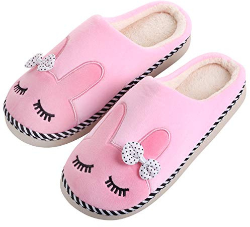 Katara Unisex Flauschige Flache HausschuheHausschuh