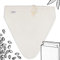ecooe 1 bolsa para leche de cáñamo natural, 28 x 30 cm, bolsa para nueces para leche vegana, leche de almendras, leche de avellana, paño de filtro lavable para zumo de frutas y café.