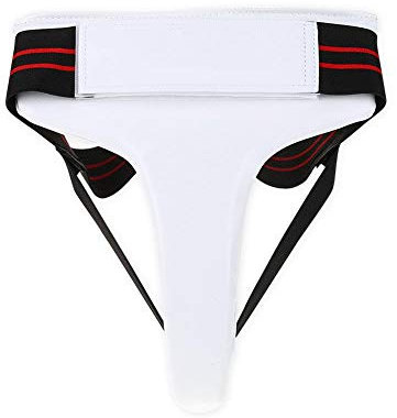 Protège-aine pour Femme, Protège-Entrejambe Taekwondo Boxe Karaté Jockstrap Sanda Formation Protecteur D'aine Arts Martiaux Coupe Sparring Jock Strap(L)