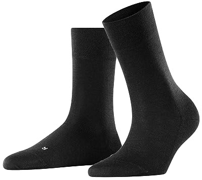 FALKE Damen Sensitive New York Socken druckfreier Komfortbund flache Naht gegen Druckstellen einfarbig komfortabel für Diabetiker Alltag Business atmungsaktives nachhaltiges Lyocell 1 Paar