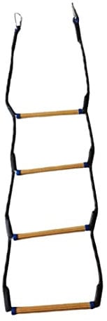 Boat Rope Ladder Folding Kayak Ladder Marine Rope Ladder 4 Steps Rope Ladder Removable for Inflatable Boat Motorboat Canoeing Kayak