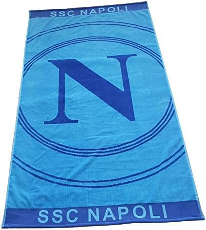 ORIGINAL INTIMO SSC Napoli Strandtuch für Pool, 80 x 160 cm, 100 % Baumwolle, Frottee, offizielles Produkt