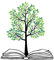 SUPERDANT Wandsticker Bool Baum Wandaufkleber Grüner Baum Lesender Wandtattoo Abnehmbar DIY Wandbild Kunst Tapeten Dekor Vinyl Wandsticker Für Bibliothek Kinderzimmer Klassenzimmer