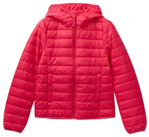 United Colors of Benetton Giubbotto 2twddn024 Donna, Rosso Magenta 34L, XS