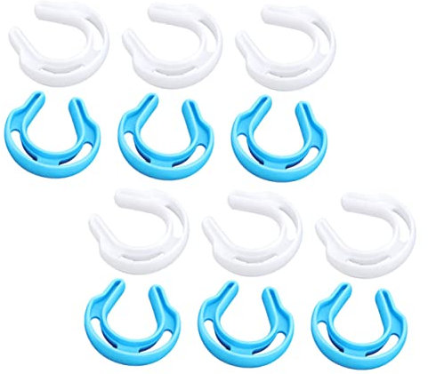 STOBOK 12pièces De Doigts pour Garde De Porte Anti-pincement Accessoire De Sécurité pour Prévention des Blessures Main De Blancs Bleus