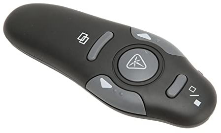 Yctze Präsentations-Clicker, 2,4 GHz USB, PowerPoint-Clicker, Folienvorschub für Computer, Laptop, Präsentation, 2,4 GHz, USB, PowerPoint-Click, Kabellose Presenter-Fernbedienung, 15 M