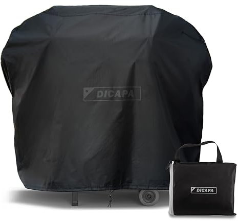 DICAPA Funda Barbacoa Exterior Impermeable, Funda Exterior Impermeable, Fundas Protectora para Barbacoa de (147 x 61 x 117 cm), Funda Impermeable Exterior, Funda BBQ