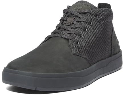 Timberland Herren Davis Square F/L Chukka Sneaker, Black, 44.5 EU