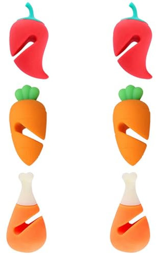 Janasiba Set mit Überlaufschutz für Topfdeckel aus Silikon, hitzebeständig, Topfdeckelhalter, Küchenwerkzeug, Gadget