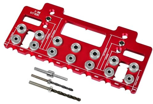 Kznifmk Cabinet Handle Pitch Woodworking Drawer Door Jig Drill Guide DIY Mounting Tool A