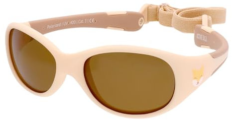 ActiveSol Gafas de Sol para Bebé Safari, 0 – 24 Meses, 100% Protección UV, Polarizadas, con Cinta para la Cabeza