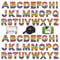 54 Pcs Iron On Letter Patches, A-Z Rainbow Embroidery Alphabet Patches for Clothes Hats Backpacks Jackets Pants DIY Supplies