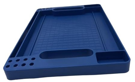 MagiDeal Flexible Tool Tray Organiser Screw Tray Small Parts Organiser Workshop Hand Tool Organizers Garage Tool Organizer Small Parts Tray with Hanging Hole
