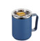 Insulated Coffee Cup, 450 ml Stainless Steel Travel Mug, Tumbler with Lid and Handle, Metal Camping Drinkware, Ideal Water Container for Men and Women, Perfect for the Go Use