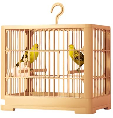 Großer Vogelkäfig, Sichtweite Vogelkäfig,Seilennest mit leichtem Pull-Out-Tablett | Faltbarer Vogellebensraum Käfig für Cockatiels, Lovebirds, Wellensittiche