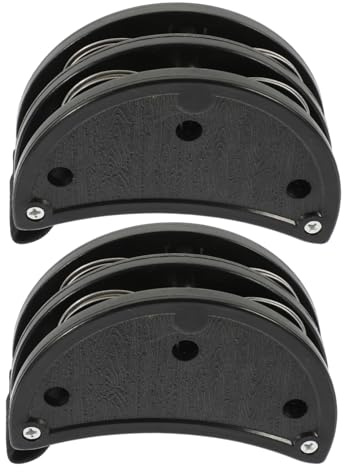 JOINPAYA 2pezzi Tamburello Musicale Pedale Tamburelli Per Adulti e Chiesa Strumenti Percussione Metallici e Plastici Accessori Per Batteria e Percussioni