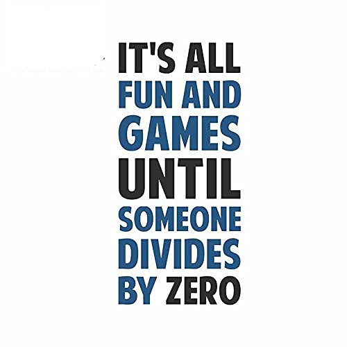 13 cm x 6,3 cm zum Teilen durch Null Slogan Persönlichkeit Kratzfeste Wohnmobil-Autoaufkleber