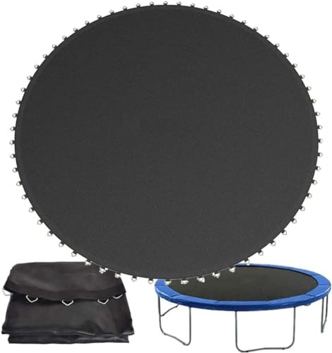 OYYMTE Round Trampoline Replacement Bouncing Mat, 6ft/8ft/10ft/12ft/13ft/14ft/15ft/16ft Trampoline Bouncing Sheet(13ft-(80 buckles))