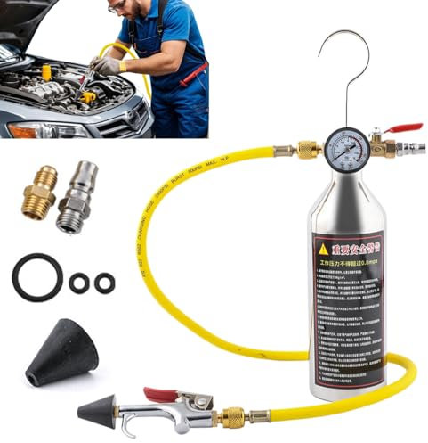 Kit de descarga de CA, Kit de descarga de aire acondicionado,Set de lavado de tubo de aire acondicionado del automóvil - Herramienta de limpiador de tubos de CA automotriz de alto rendimiento con cali