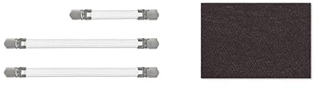 Rayen | Set Tensores Fundas + Paño Limpia Planchas | Ropa Protegida | Blanco/Gris