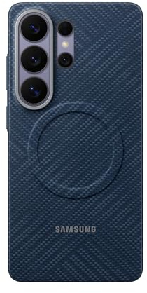 Samsung Carbon Magnet Smartphone Case EF-KS948, Hülle für das Galaxy S26 Ultra, Handy-Hülle mit Magnetring zur Anbringung von Zubehör, Schutz Case, stoßfest, dünn und griffig, Blue Violet