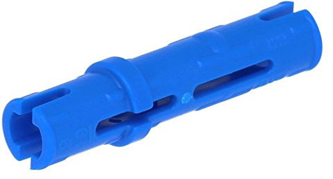 Lego® Technic Pin lang blau mit Reibungsstellen - 100 Stück | Verbindungselement (Technic Pin) für robuste Baukonstruktionen | Langer Pin mit Reibung | Kompatibel mit Lego Technic Sets