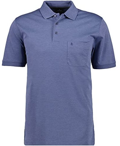 Ragman Herren Kurzarm Softknit Poloshirt ,Gr:-4XL ,Farbe:-Türkisblau