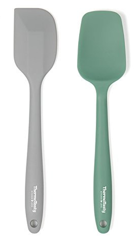 ThermoTasty Kitchen Love All-in-One Spatule et cuillère en Silicone pour préparer Le Thermomix® pour la préparation de mélanger, Mixer, découper, décorer, Lisser
